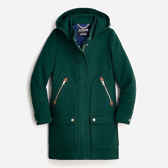 NWT J Crew Italian Chateau Parka - Picture 2 of 14